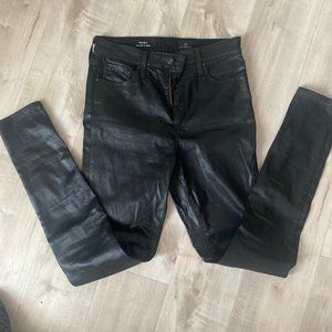 Adriano Goldschmied Faux leather skinny jeans